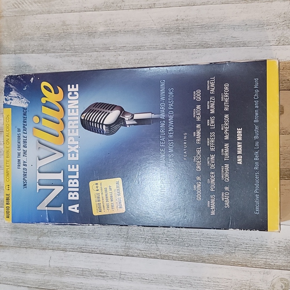 NIV live complete bible on cd